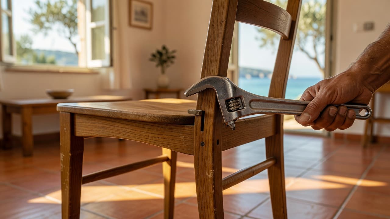 Chair or stool creaking: how to fix it safely