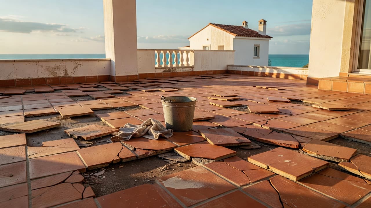 Loose Terrace Tiles After a Storm: What Not to Walk On