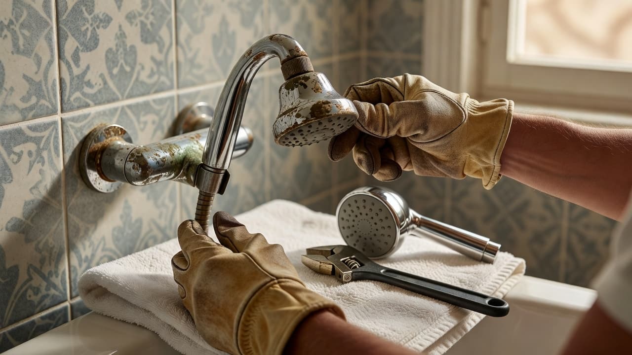 How to Replace a Rusty Shower Head