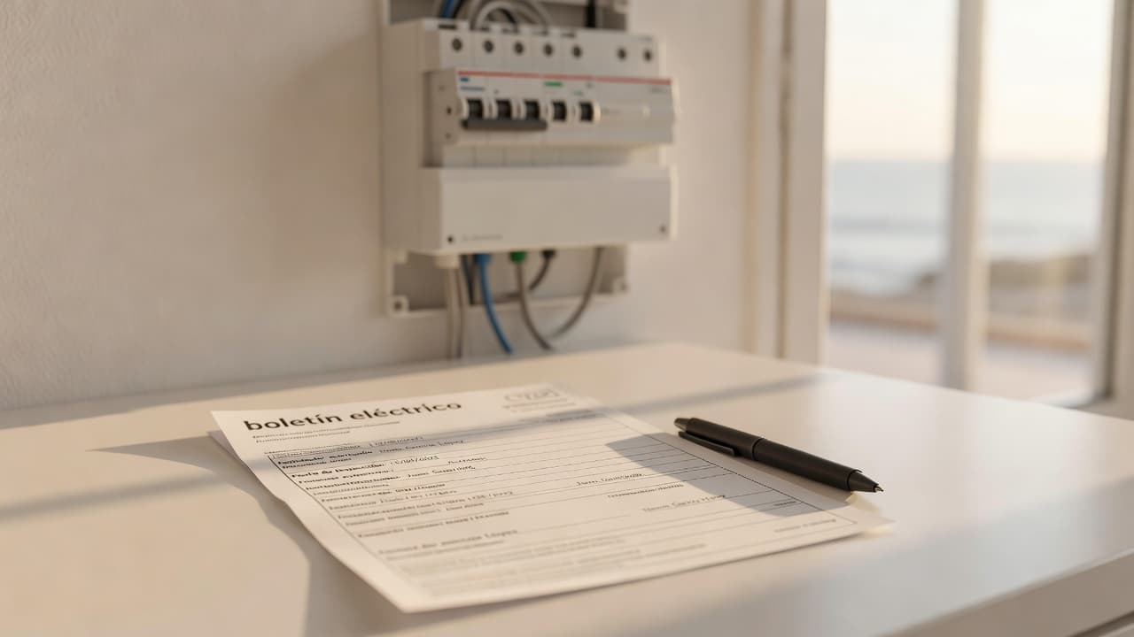 Electrical certificate (boletín): what you need to know