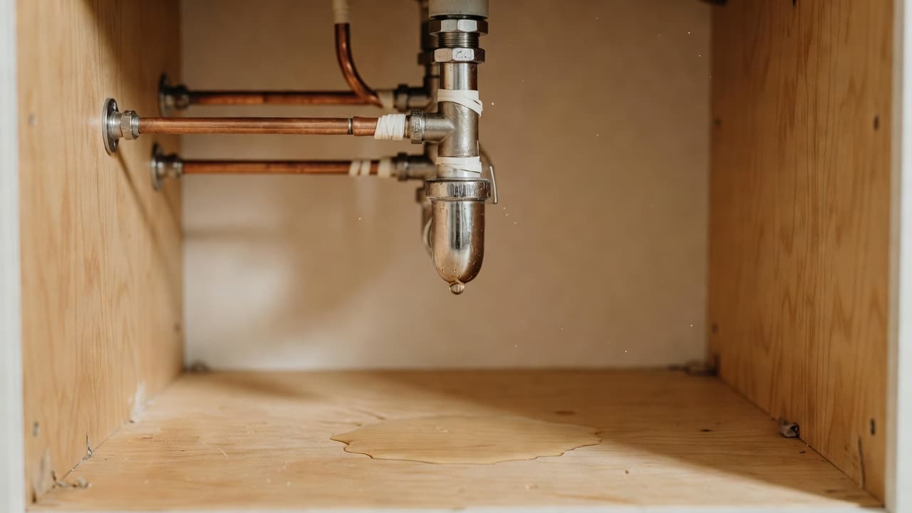 Puddle Under Kitchen Sink: Find the Source