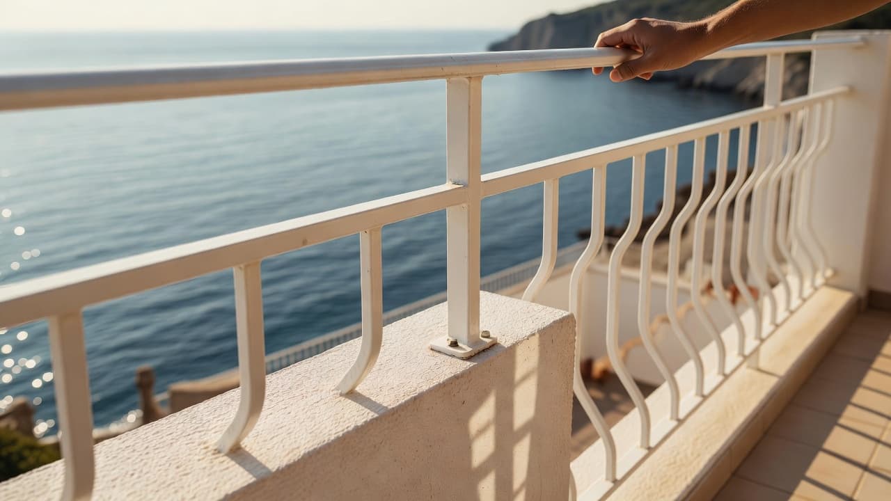 Railing moves when leaned on: how to secure it
