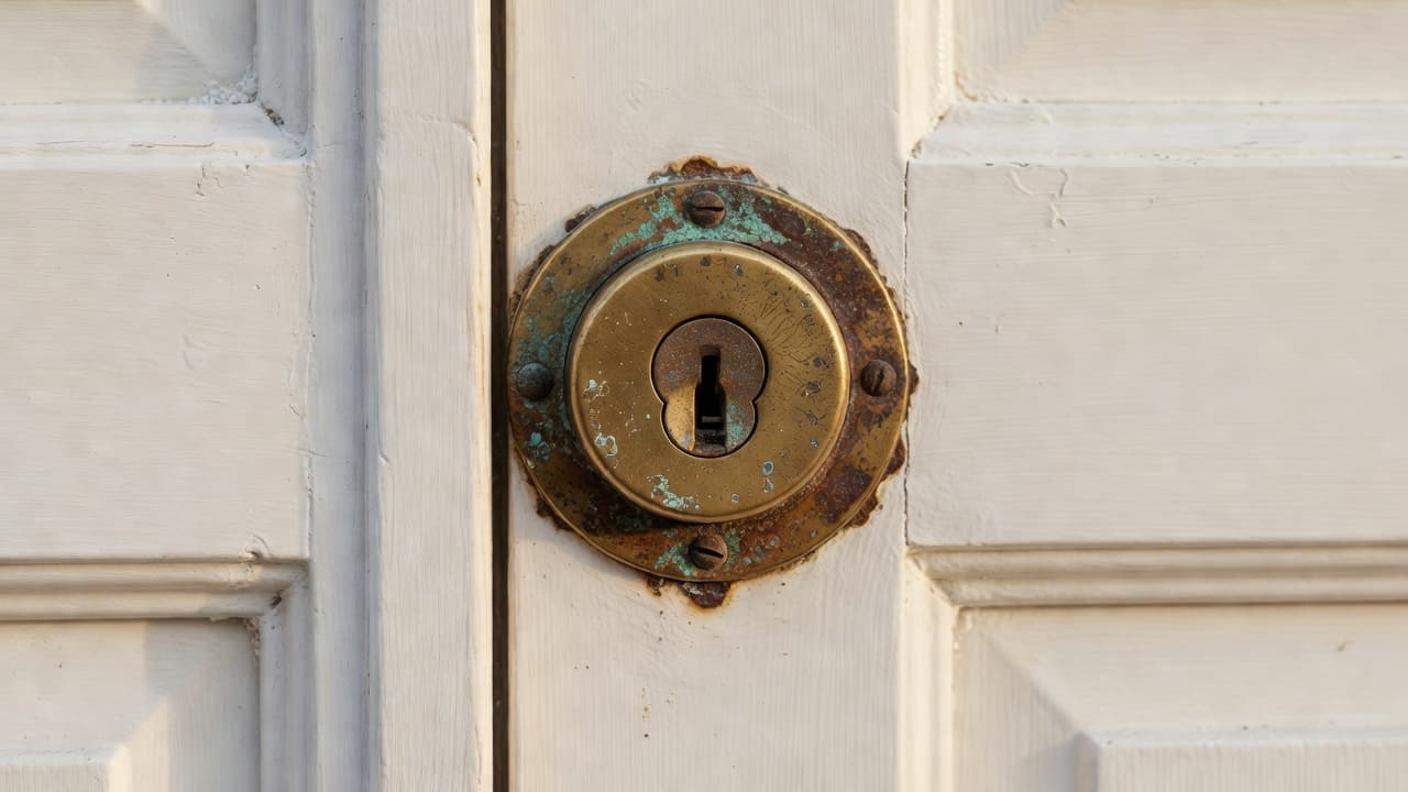 Rusty locks near the sea – prevent without replacing
