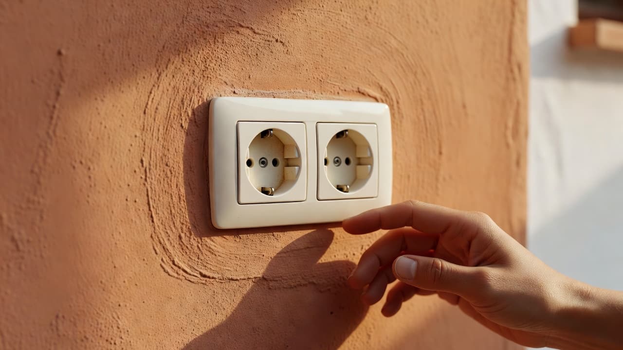 Spark when plugging in appliance — what to do now
