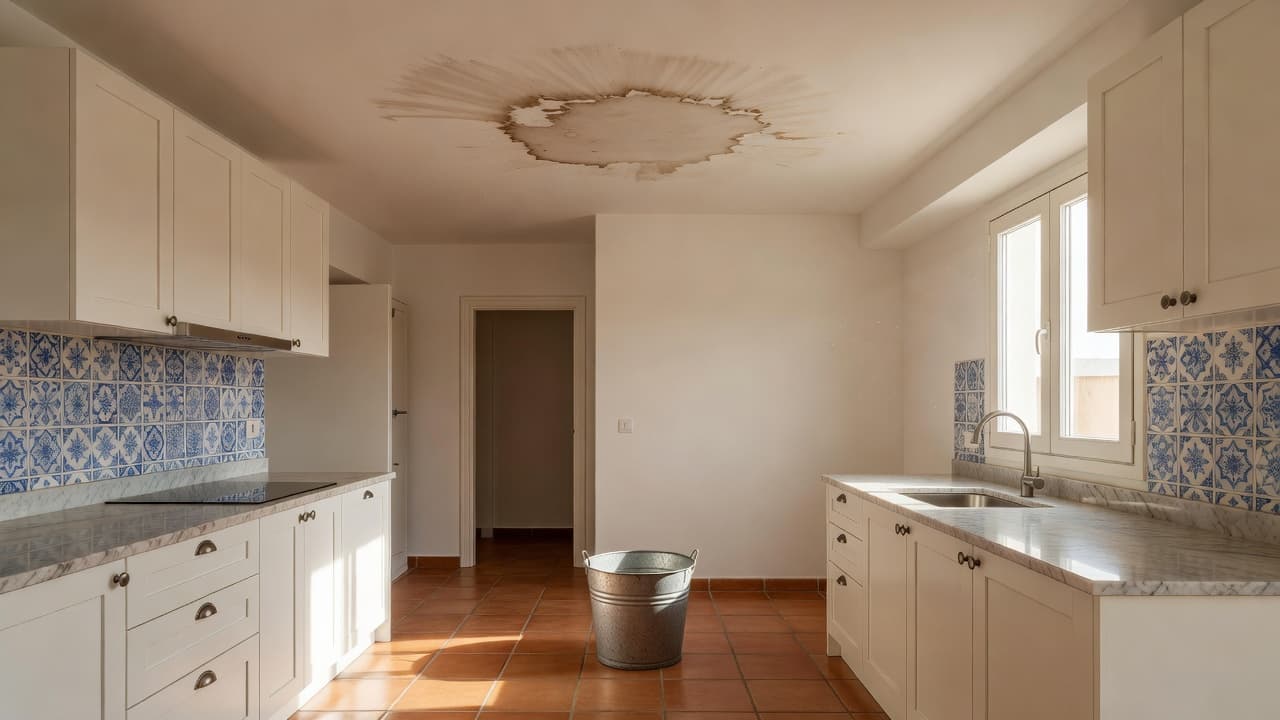 Water leak into flat below – act now